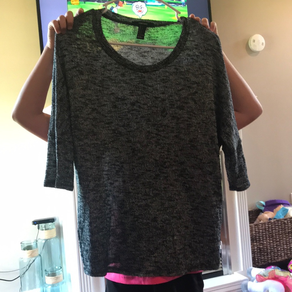 forever 21 1/2 sleeve shirt